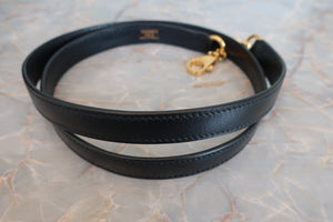HERMES KELLY 32 Box carf leather Black □J Engraving Shoulder bag 700070117