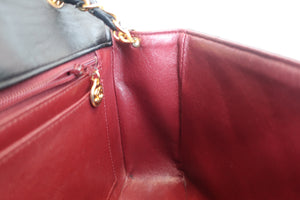 CHANEL/シャネル マトラッセチェーンショルダーバッグ ラムスキン ブラック/ゴールド金具 ショルダーバッグ 700080158