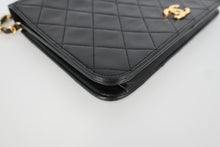 画像をギャラリービューアに読み込む, CHANEL/シャネル マトラッセプッシュロックチェーンショルダーバッグ ラムスキン ブラック/ゴールド金具 ショルダーバッグ 800090179
