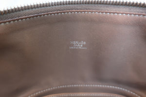 HERMES／エルメス ボリード31 トリヨンクレマンス エトゥープ □N刻印 ショルダーバッグ 600090237