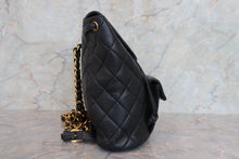 画像をギャラリービューアに読み込む, CHANEL/シャネル マトラッセチェーンリュック ラムスキン ブラック/ゴールド金具 リュック 700080135
