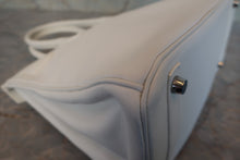 画像をギャラリービューアに読み込む, HERMES／エルメス バーキン30 トリヨンクレマンス ホワイト □L刻印 ハンドバッグ 700120051
