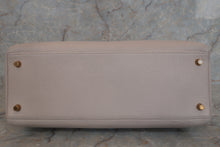 将图片加载到图库查看器，HERMES KELLY 35 Bi-color Clemence leather Lite beige/Beige □F刻印 Shoulder bag 500100007
