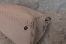 将图片加载到图库查看器，HERMES KELLY 35 Bi-color Clemence leather Lite beige/Beige □F刻印 Shoulder bag 500100007
