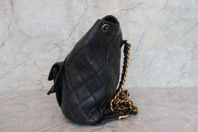画像をギャラリービューアに読み込む, CHANEL/シャネル マトラッセチェーンリュック ラムスキン ブラック/ゴールド金具 リュック 700080135
