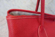 將圖片載入圖庫檢視器 HERMES／エルメス ガーデンパーティPM ネゴンダ ルージュ □L刻印 トートバッグ 800050127
