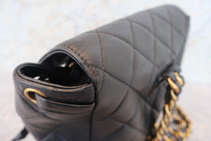 CHANEL/シャネル マトラッセチェーンリュック ラムスキン ブラック/ゴールド金具 リュック 700080135