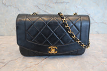 將圖片載入圖庫檢視器 CHANEL/シャネル ダイアナマトラッセチェーンショルダーバッグ ラムスキン ブラック/ゴールド金具 ショルダーバッグ 800020240
