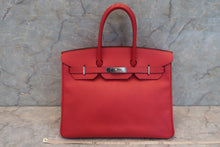 将图片加载到图库查看器，HERMES BIRKIN 35 Epsom leather Bougainvillier □N刻印 Hand bag 600090084
