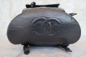 CHANEL/シャネル マトラッセチェーンリュック ラムスキン ブラック/ゴールド金具 リュック 700080135