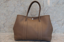 将图片加载到图库查看器，HERMES  GARDEN PARTY PM Negonda leather Etoupe gray □L刻印 Tote bag 600120194
