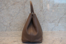 将图片加载到图库查看器，HERMES  GARDEN PARTY PM Negonda leather Etoupe gray □L刻印 Tote bag 600120194
