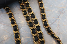 Load image into Gallery viewer, CHANEL Matelasse Chain back pack Lambskin Black/Gold hadware Back pack 700080135
