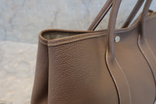 将图片加载到图库查看器，HERMES  GARDEN PARTY PM Negonda leather Etoupe gray □L刻印 Tote bag 600120194
