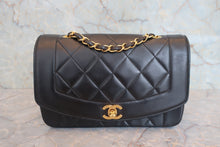 画像をギャラリービューアに読み込む, CHANEL/シャネル ダイアナマトラッセチェーンショルダーバッグ ラムスキン ブラック/ゴールド金具 ショルダーバッグ 800040006
