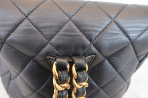 CHANEL/シャネル マトラッセチェーンリュック ラムスキン ブラック/ゴールド金具 リュック 700080135