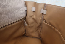 将图片加载到图库查看器，HERMES KELLY 35 Bi-color Clemence leather Lite beige/Beige □F刻印 Shoulder bag 500100007
