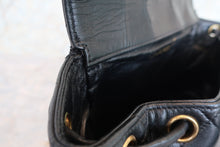 Load image into Gallery viewer, CHANEL Matelasse Chain back pack Lambskin Black/Gold hadware Back pack 700080135
