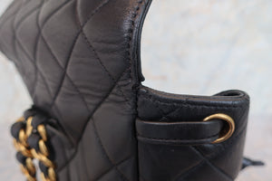 CHANEL/シャネル マトラッセチェーンリュック ラムスキン ブラック/ゴールド金具 リュック 700080135