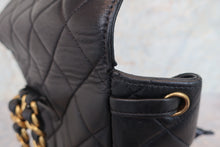Load image into Gallery viewer, CHANEL Matelasse Chain back pack Lambskin Black/Gold hadware Back pack 700080135
