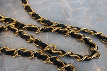 Load image into Gallery viewer, CHANEL Matelasse fringe chain shoulder bag Lambskin Black/Gold hadware Shoulder bag 800070028
