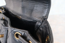 Load image into Gallery viewer, CHANEL Matelasse Chain back pack Lambskin Black/Gold hadware Back pack 700080135
