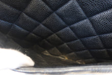画像をギャラリービューアに読み込む, CHANEL/シャネル 復刻トート キャビアスキン ブラック/シルバー金具 トートバッグ 800010079
