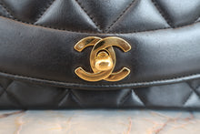 画像をギャラリービューアに読み込む, CHANEL/シャネル ダイアナマトラッセチェーンショルダーバッグ ラムスキン ブラック/ゴールド金具 ショルダーバッグ 800040006
