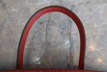 Load image into Gallery viewer, HERMES BIRKIN 35 Bi-color Clemence leather Sanguine/White □O Engraving Hand bag 700070128

