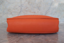 Load image into Gallery viewer, HERMES  EVELYNE 1PM Togo leather Orange □G Engraving Shoulder bag 700120048
