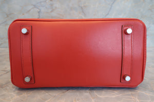 HERMES／エルメス バーキン25 タデラクト サンギーヌ □R刻印 ハンドバッグ 700090204