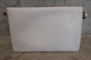 HERMES Shoulder bag Gulliver leather White 〇K刻印 Shoulder bag 500080068