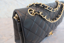 画像をギャラリービューアに読み込む, CHANEL/シャネル マトラッセＷフラップＷチェーンショルダーバッグ ラムスキン ブラック/ゴールド金具 ショルダーバッグ 800070050
