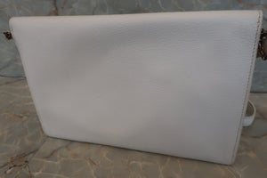HERMES Shoulder bag Gulliver leather White 〇K Engraving Shoulder bag 500080068
