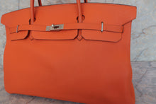 将图片加载到图库查看器，HERMES BIRKIN 45 Togo leather Orange □F刻印 Hand bag 600080128
