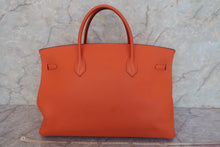 将图片加载到图库查看器，HERMES BIRKIN 45 Togo leather Orange □F刻印 Hand bag 600080128
