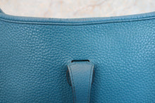 將圖片載入圖庫檢視器 HERMES／エルメス エブリン3ＰＭ トリヨンクレマンス ブルーイズミール ショルダーバッグ 700100190
