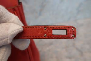 HERMES／エルメス バーキン25 タデラクト サンギーヌ □R刻印 ハンドバッグ 700090204