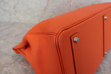 Load image into Gallery viewer, HERMES BIRKIN 45 Togo leather Orange □F Engraving Hand bag 600080128
