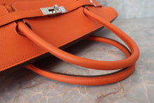 Load image into Gallery viewer, HERMES BIRKIN 45 Togo leather Orange □F Engraving Hand bag 600080128
