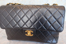 画像をギャラリービューアに読み込む, CHANEL/シャネル 中マトラッセシングルフラップチェーンショルダーバッグ ラムスキン ブラック/ゴールド金具 ショルダーバッグ 700100230
