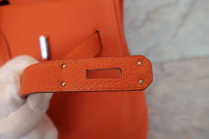 HERMES BIRKIN 45 Togo leather Orange □F刻印 Hand bag 600080128