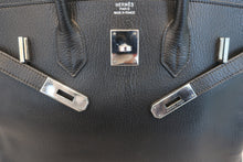 将图片加载到图库查看器，HERMES BIRKIN 35 Chevre myzore goatskim Black □D刻印 Hand bag 600090223
