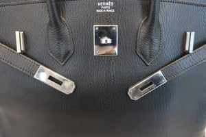 HERMES BIRKIN 35 Chevre myzore goatskim Black □D刻印 Hand bag 600090223