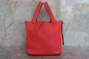 HERMES／エルメス ピコタンロックＭＭ トリヨンクレマンス ローズジャイプール □R刻印 ハンドバッグ 700080181