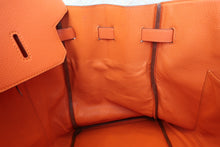 将图片加载到图库查看器，HERMES BIRKIN 45 Togo leather Orange □F刻印 Hand bag 600080128
