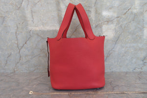 HERMES／エルメス ピコタンロックＭＭ トリヨンクレマンス ブーゲンビリア □N刻印 ハンドバッグ 700040216