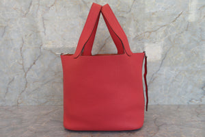 HERMES／エルメス ピコタンロックＭＭ トリヨンクレマンス ブーゲンビリア □N刻印 ハンドバッグ 700040216