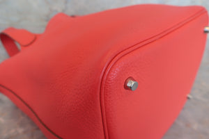HERMES／エルメス ピコタンロックＭＭ トリヨンクレマンス ローズジャイプール □R刻印 ハンドバッグ 700080181