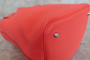 HERMES／エルメス ピコタンロックＭＭ トリヨンクレマンス ローズジャイプール □R刻印 ハンドバッグ 700080181